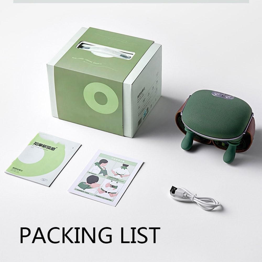 Neck Back & Leg Heat Massager, Deep Tissue Shiatsu 4D Kneading for Pain Relief