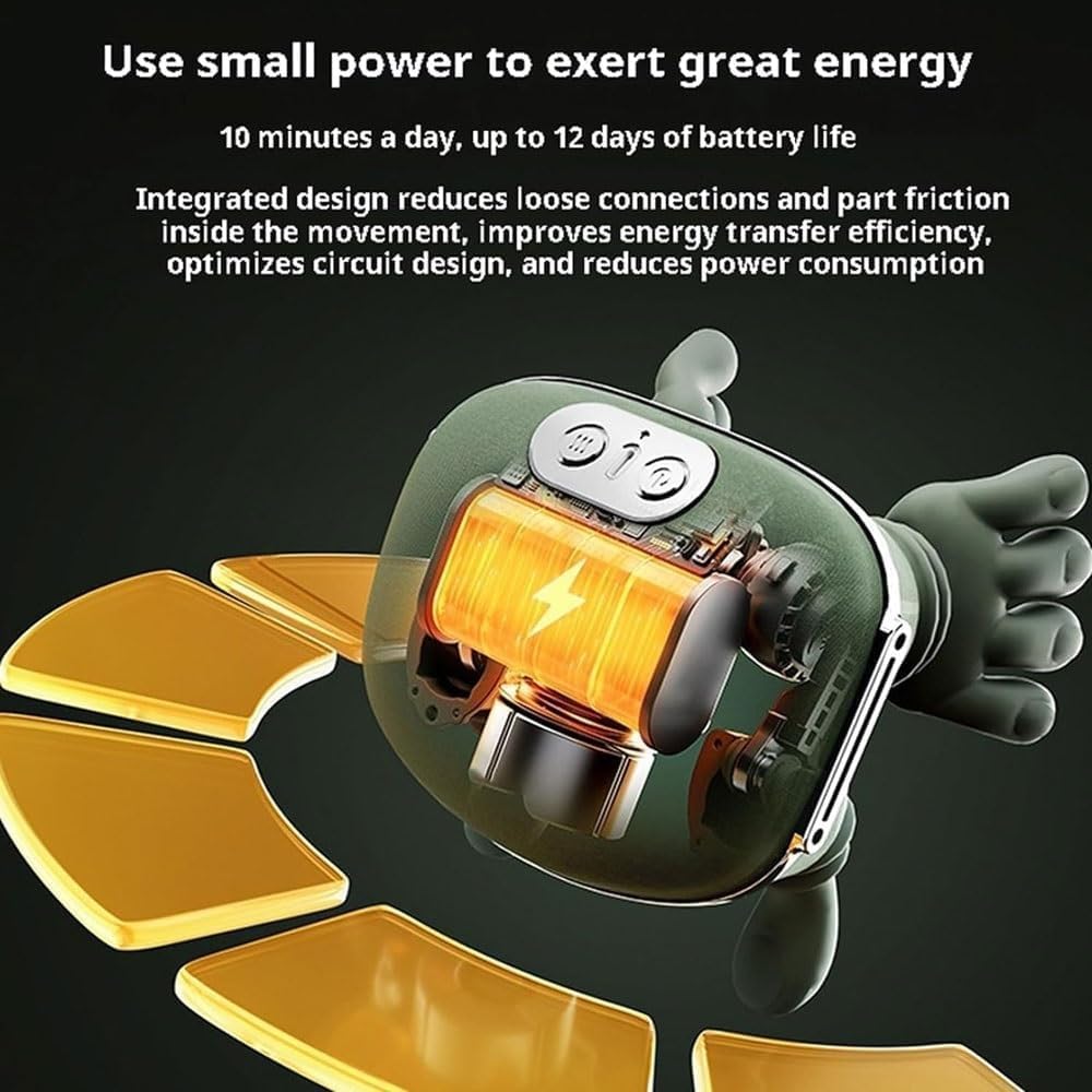 Neck Back & Leg Heat Massager, Deep Tissue Shiatsu 4D Kneading for Pain Relief