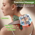 Neck Back & Leg Heat Massager, Deep Tissue Shiatsu 4D Kneading for Pain Relief